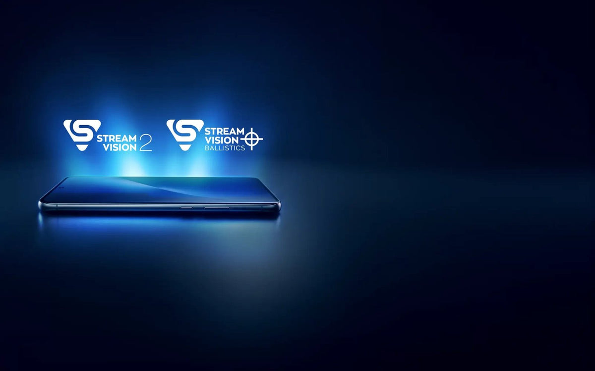 Smartphone avec les applications Stream Vision 2 et Stream Vision Ballistics compatibles Pulsar Thermion 3
